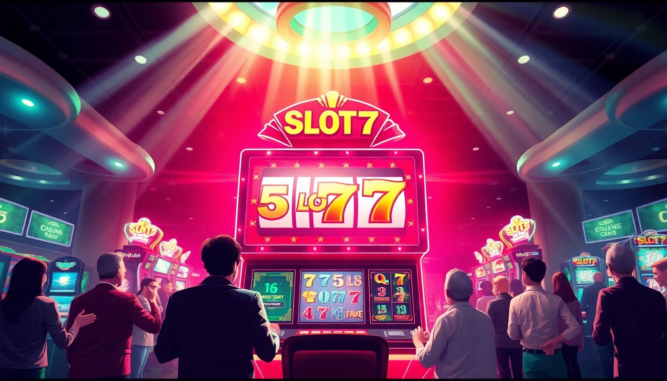 Slot77 mesin bermain yang menciptakan pengalaman kasino menarik dengan suasana energik.