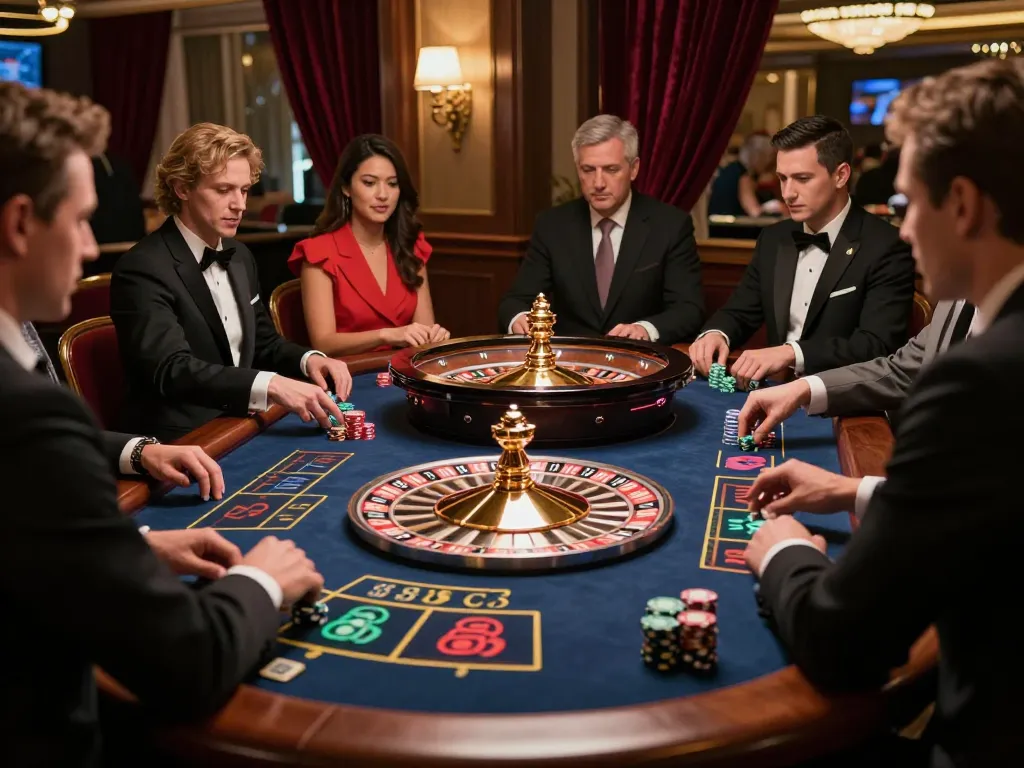 Experience SC88's engaging live dealer roulette action with players actively betting and celebrating wins.