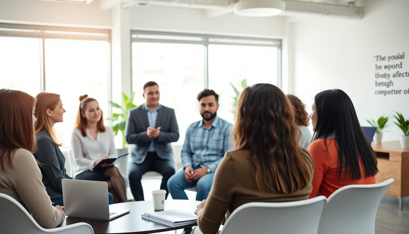 Empowering career coaching session helping individuals achieve career goals.