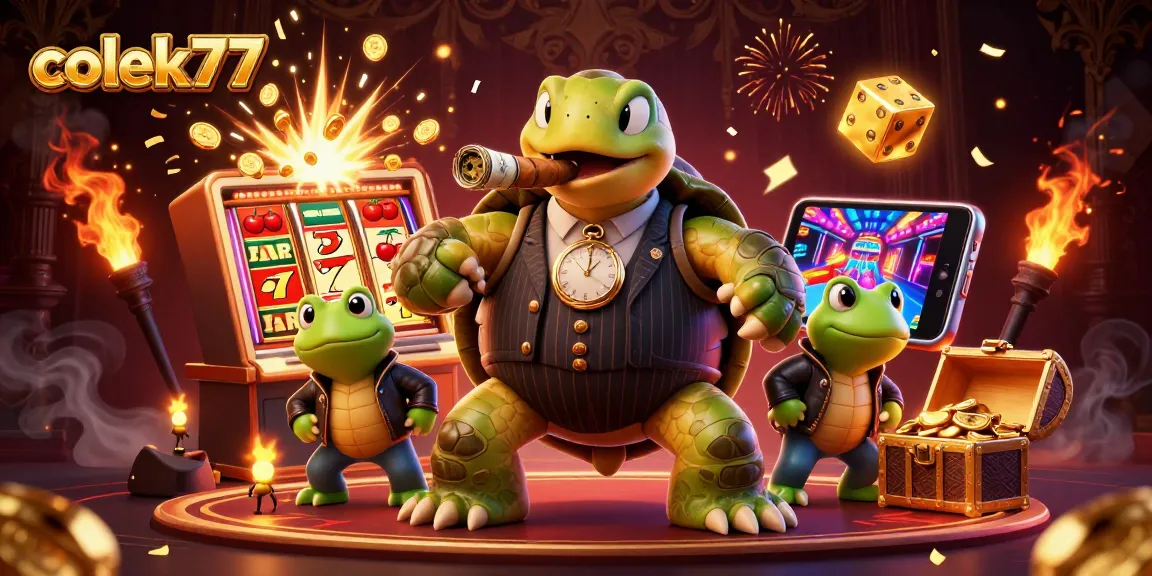 Experience winnings with colek77 slots featuring vibrant characters and thrilling casino elements.