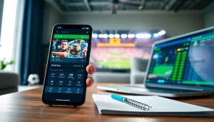 Engaging smartphone interface for sports betting apps India showcasing dynamic betting options.