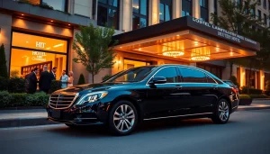 Experience Chauffeur Services near me with luxurious vehicles in urban settings.