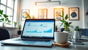 Enhance your strategies with the facebook smm panel while managing social media in a bright office.