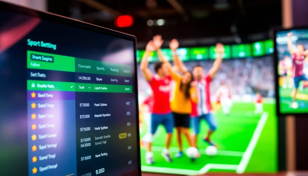 Showcase sports betting sites Nova Scotia with lively betting action and engaging atmosphere