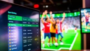 Showcase sports betting sites Nova Scotia with lively betting action and engaging atmosphere