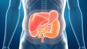 Visual representation of visceral fat surrounding organs, highlighting hidden health risks.