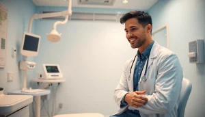 名古屋のモダンなクリニック環境で提供される専門的な包茎手術サービス。