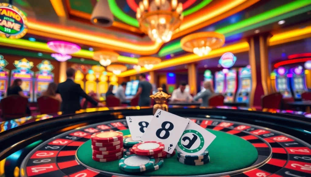 Experience the thrill of high-stakes gambling with the S8 roulette game in a luxurious casino setting.