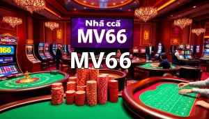 People enjoying games at Nhà cái MV66, highlighting excitement and high stakes in gambling.