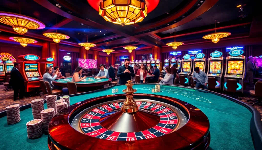 Experience high-stakes excitement at ww88 casino with vibrant tables and electric atmosphere.