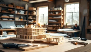 Entdecken Sie das architekturmodellbau Aachen mit feinen Detailmodellen in einem kreativen Arbeitsraum.