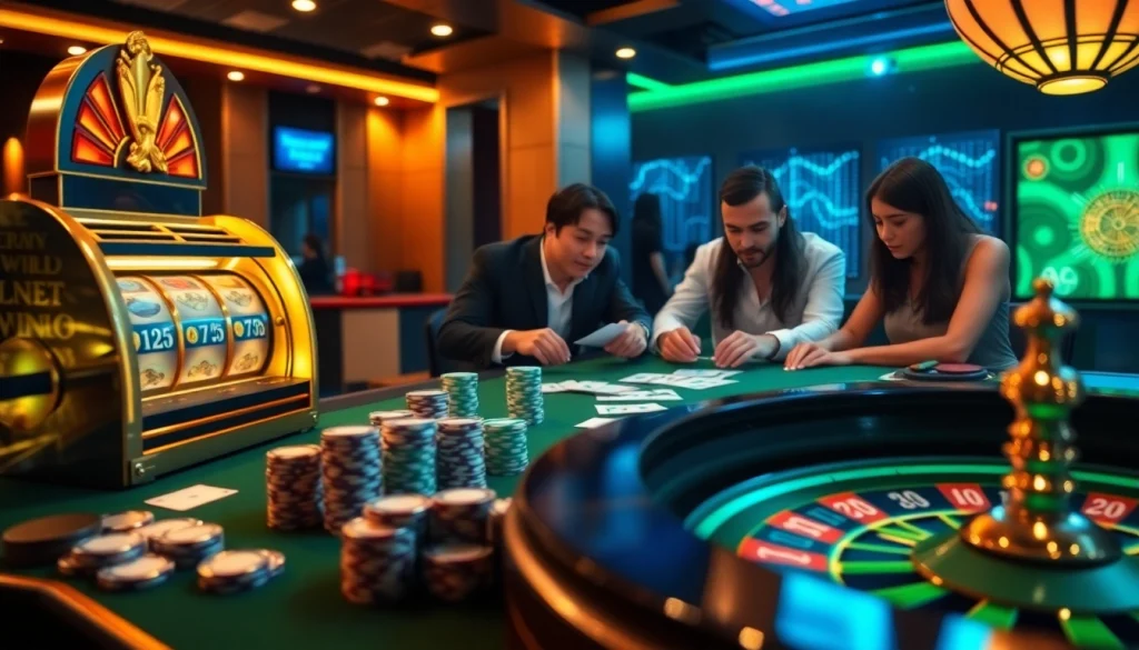 Experience 바이낸스 회원가입 while placing bets at an exciting casino table filled with poker chips.