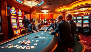 Rasakan sensasi permainan Depo 5k di meja kasino yang penuh semangat dan kegembiraan.