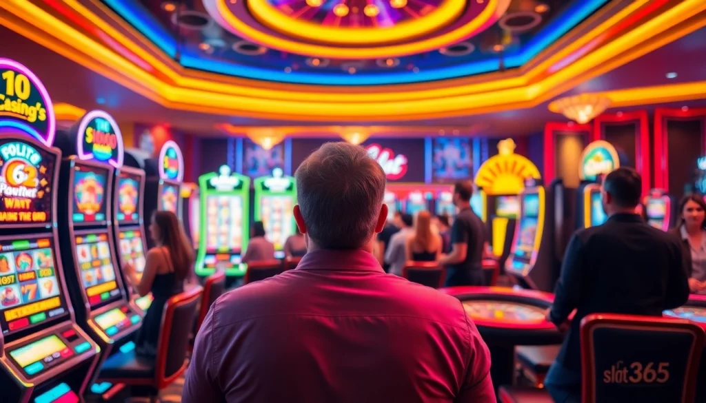 Experience the thrill of gameplay with slot365 đăng nhập in a vibrant casino atmosphere