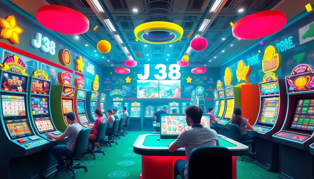 Engaging BJ38 online gaming scene featuring dynamic 3D graphics and exciting gameplay.