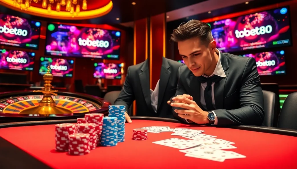 Tobet88 offers an exciting gambling experience with a luxurious poker scene and vibrant casino atmosphere.