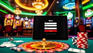 Experience seamless bk8 login in a luxurious casino atmosphere filled with excitement and gaming action.