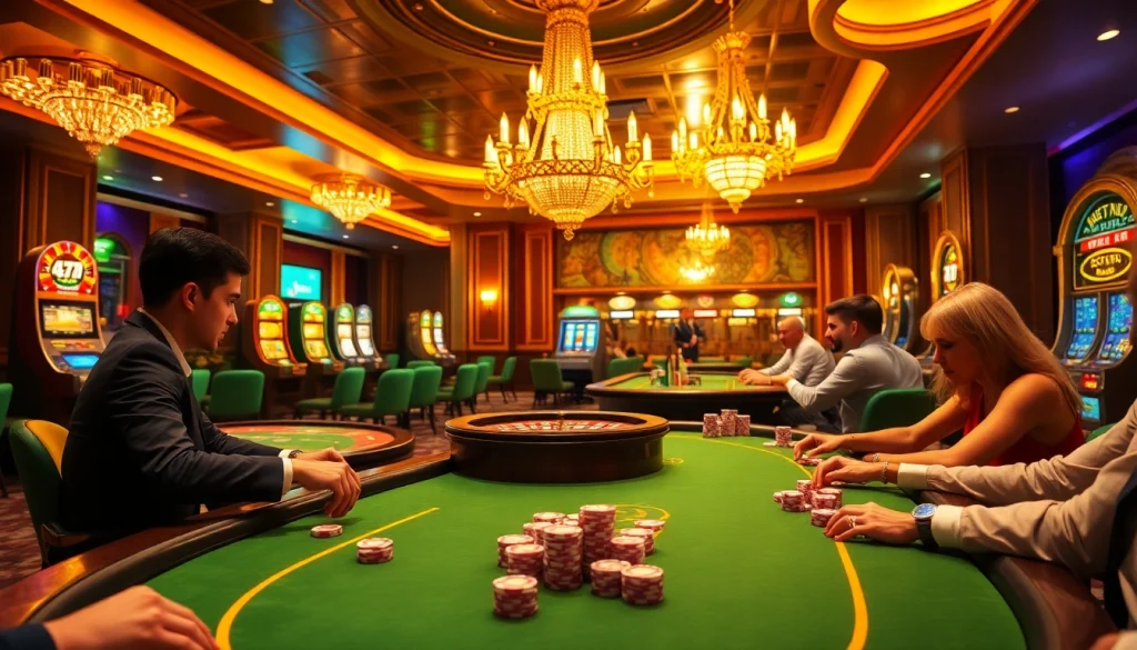 Engaging with high-stakes poker at a luxurious casino setting featuring hidden wiki official theme.