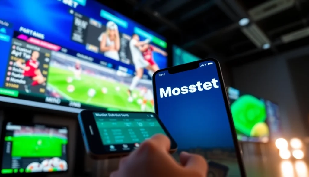 Mostbet merc reyi ilə canlı mərclərin görüntüləndiyi mobil tətbiq