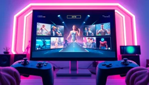 Interactive display of top porn games ai featuring vibrant, lifelike graphics.