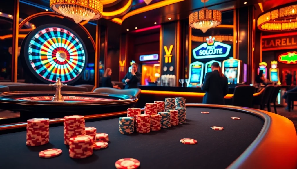 Experience high-stakes excitement at a casino table as players consider a deposit 1000.