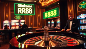 Experience the thrill of winning at https://rr8888.in.net/ with an elegant roulette setup showcasing polished poker chips.