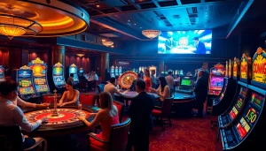 Experience excitement and luxury at https://33win.free/ with vibrant gambling activities at a casino!