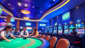 Experience the excitement of 222O's vibrant online betting platform with diverse games and live dealers.
