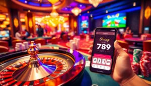 Experience excitement at Trang chủ 789P with vibrant casino tables and online gambling action.