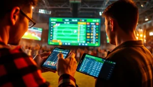 Dynamic betting scene on https://keonhacai.gold/ showcasing real-time soccer odds.