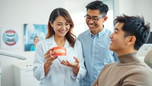 Orthodontics Edmonton consultation with an expert orthodontist and a patient.