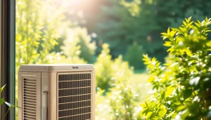 Showcasing a Trane air conditioner Canada in a stylish home environment for summer comfort.