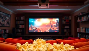 ดูหนัง ในบ้านที่อบอุ่นและบรรยากาศสะดวกสบาย